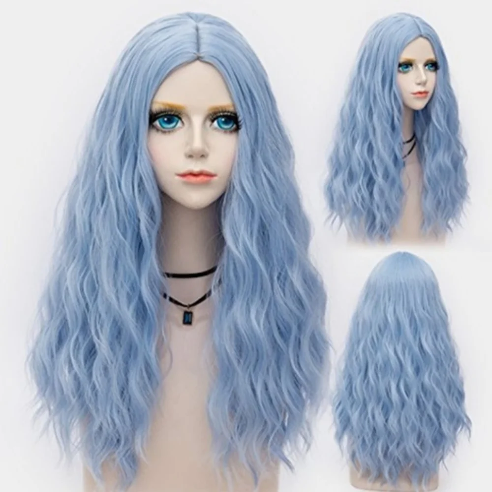 Blooming Hair Wavy Middle Part synthetic W…